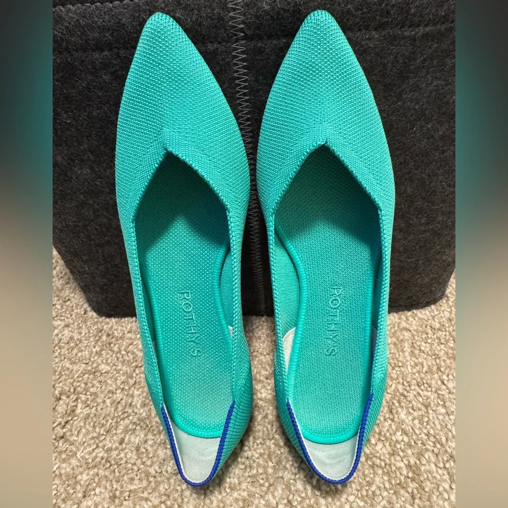 Rothy's Teal Women's Shoes - Picture 1 of 6